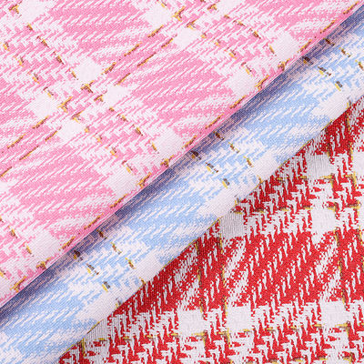 0.7mm 合成PVC革 バッグ用 金線格子