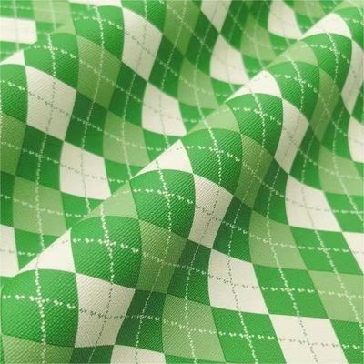 ハンドバッグ カスタム プリント パターン 偽造革 布 PVC ジオメトリック ダイヤモンド