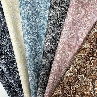 PVC フローラル プリント フィルム スタイル 合成 人工 革 バッグ 梱包 ノートブック 電話 シェル 偽造 革 布