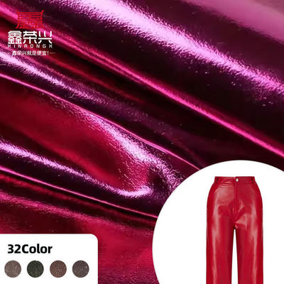 メタルフィルム PU R61 羊穀物 合成革 服 財布 箱 靴 バッグ ノートブック 偽造革 布