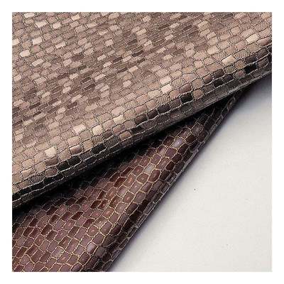 卸売Pvc真珠石 穀物パターン 人工合成革 包装 財布 箱 靴 ノートブック 偽造革 織物