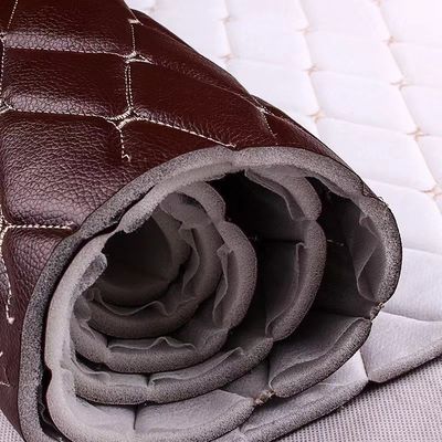 カーフットマット PVC偽革素材 ダイヤモンド刺身 PVCスポンジ革