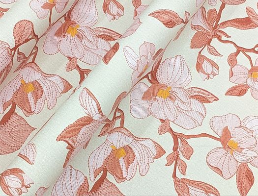 0.8mm プリント フローレア ブラッシュ ベース PVC レザー ハンドバッグ 梱包ボックス 電話ケース 装飾用