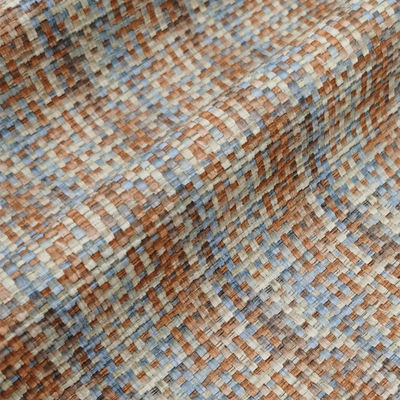 0.8mm PVC レザー 袋用 レインボー 織物 偽革 織物