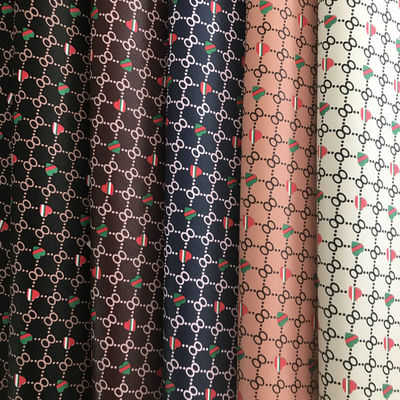 プリントされた心臓形番号8 PVC偽革バッグ 財布 財布 電話ケース パッケージ ボックス 革布