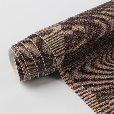 PVC 人造革 織物 レトロ 印刷 ハンドバッグ 本物の真似革