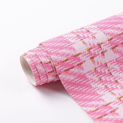 0.7mm 合成PVC革 バッグ用 金線格子