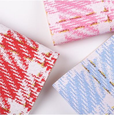 0.7mm 合成PVC革 バッグ用 金線格子