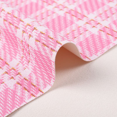 0.7mm 合成PVC革 バッグ用 金線格子