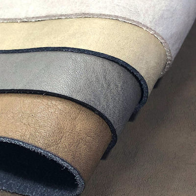 シミュレーション PU マイクロファイバー革 靴用 レトロ 焼いた皮のパターン