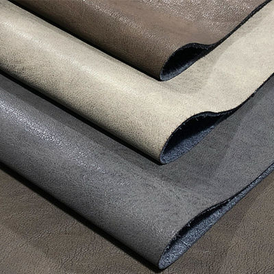 シミュレーション PU マイクロファイバー革 靴用 レトロ 焼いた皮のパターン