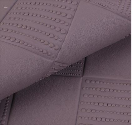 バッグのためのPVC革織物 色彩豊かな大きなプレッドPVC真似革 カスタム