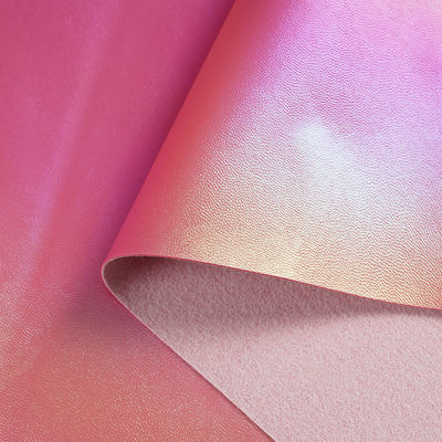 色鮮やかなグラデントダイヤモンドPVC偽造 人工革袋 革 織物