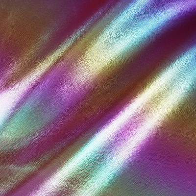 色鮮やかなグラデントダイヤモンドPVC偽造 人工革袋 革 織物