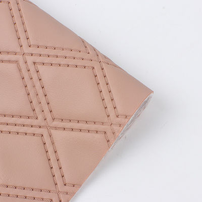 柔らかい縫い 刺身 ダイヤモンド 織り 装飾用 PVC 偽造 人工革