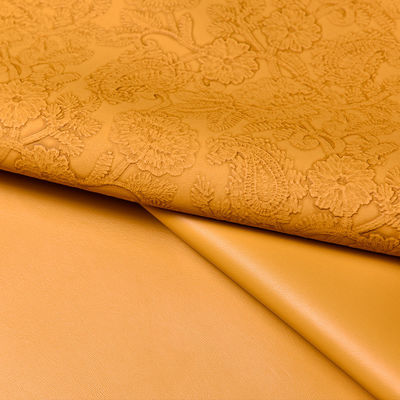 3D レトロ フローラル エムボスド PVC レザー ハンドバッグ 梱包 箱 装飾 布 プレスマット 偽革