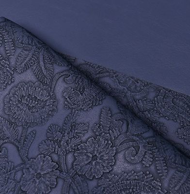 3D レトロ フローラル エムボスド PVC レザー ハンドバッグ 梱包 箱 装飾 布 プレスマット 偽革