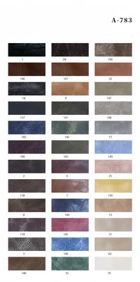 柔らかいハンドフィール 1.5-2.5mm スウェードバックオイルワックス クレイジーホース革 PVC 人工革 ソファ用シートバッグ