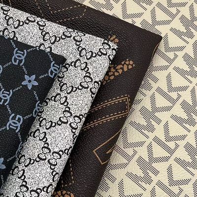 バッグ、ノート、携帯電話ケース用0.5mmプリントPVCレザー生地