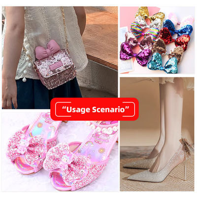 粗い輝き PVC 合成革 靴 宝石 工芸品 荷物 バッグ 包装 箱 偽革素材