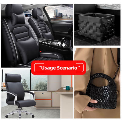 ロープされた布 織り紙のパターン PVC 合成革 彫刻された靴 バッグ 家具 工芸品 車 偽造革 布 ストレッチ