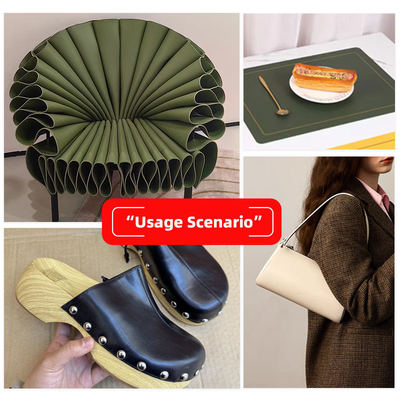 PVCリチ模様両面合成フェイクレザー素材 エンボス加工 防水 バッグ テーブルマット ベルト装飾用