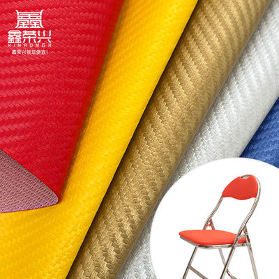 鮮やかな色のフェイクカーボンファイバーグレイン合成皮革PVC人工皮革靴クッション車の内装装飾生地