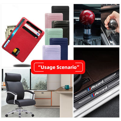 鮮やかな色のフェイクカーボンファイバーグレイン合成皮革PVC人工皮革靴クッション車の内装装飾生地