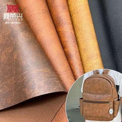 1.4mm PVC 象柄合成人工皮革、バッグ、財布、家庭用品、ソファ用フェイクレザー素材