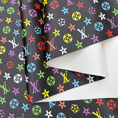 バッグや工芸品用の防水プリントPVCフェイクレザー