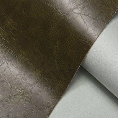 1.5mm PVC Leather with Suede Backing for Furniture and Bags