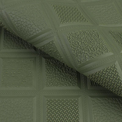 PVC滑り止め菱形エンボス加工スタイル人工合成皮革、車のフットカーシートソファ装飾バッグフェイクレザー生地用