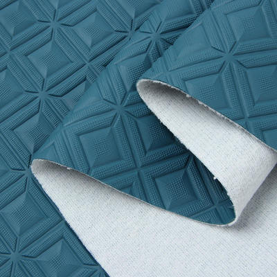 PVCダイヤモンド菱形エンボススタイル人工合成皮革、車のフットカーシートソファ装飾バッグフェイクレザー生地