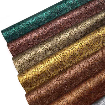 PVCフラワーパターン人工合成皮革ウォレットボックスシューズNtoebookフェイクレザーファブリック