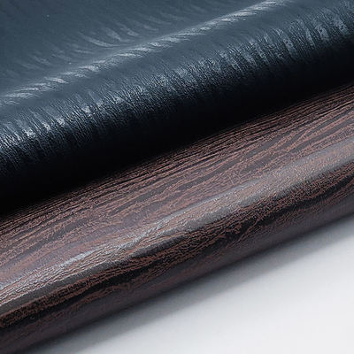 卸売Pvcストライプ革 人工革 合成革 木製印刷 包装 財布 箱 靴 ノートブック 偽造革 布