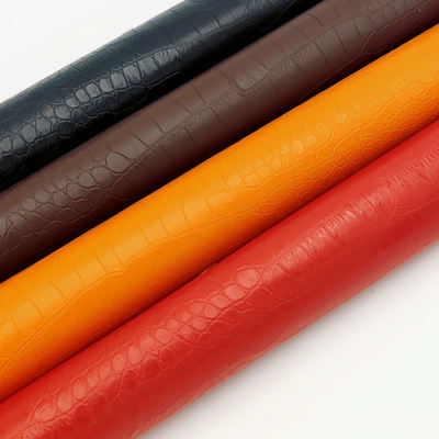 PVCクロコダイルグレイン合成皮革ウォレットケースシューズノートブックレザーファブリック