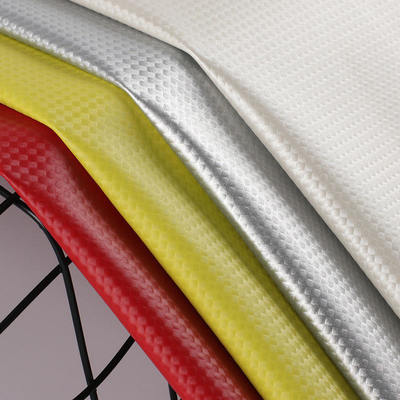 弾性PU炭素繊維ストローマット 衣料袋用合成革 イヤホン袖箱 偽革布