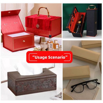 エンボス加工PVCフラワーパターン合成皮革、財布、箱、靴、ノート、装飾バッグ用-耐久性のあるフェイクレザー素材