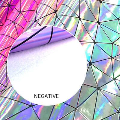 特殊PUレーザーミラー三角化 合成革 荷物 ハンドバッグ 靴 化粧品 バッグ 革布