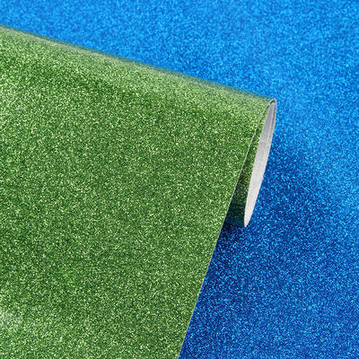 靴のリボン工芸用のPUコーティングフィルムグリッター生地、フェイクレザー合成皮革、ソファの裏地、アウトドア用防水ストレッチ