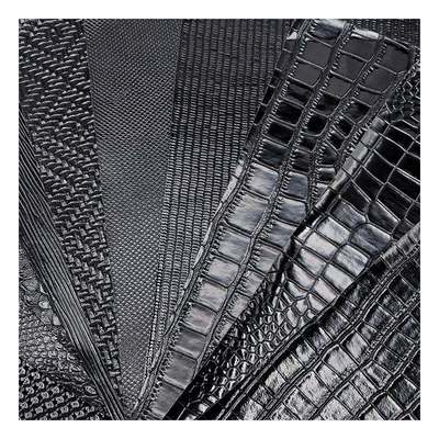 高光彩の模様PVC合成革 動物模様 靴 バッグとバッグ 偽革布