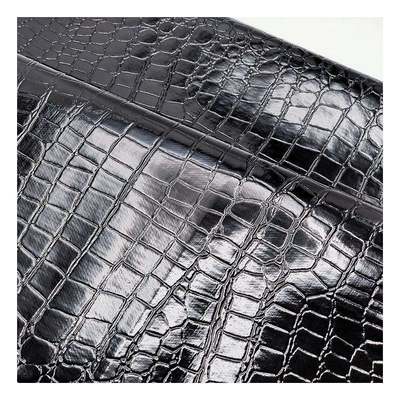 ハイグロスストーンパターンPVC合成皮革アニマルパターンシューズバッグおよびバッグフェイクレザーファブリック