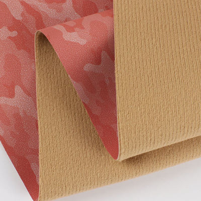 PU 凍った羊皮 ヌバック 穀物 カモフラージュ 合成革のバッグ 靴 財布 飾りノートケース 偽造革布