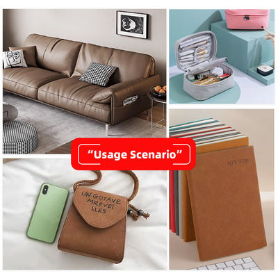 PU 凍った羊皮 ヌバック 穀物 合成革 バッグ 靴 財布 飾り ノートブック ケース 偽造革布