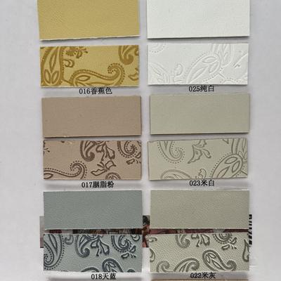 靴バッグパッケージテーブルマット用PUプレス合成皮革 合成フェイクレザー生地