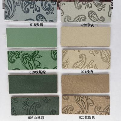 靴バッグパッケージテーブルマット用PUプレス合成皮革 合成フェイクレザー生地