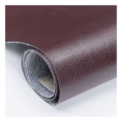 0.7mm Thickness 140cm Width Knitted Backing PVC Leather Faux Fabric for Bags Sofa and Furniture