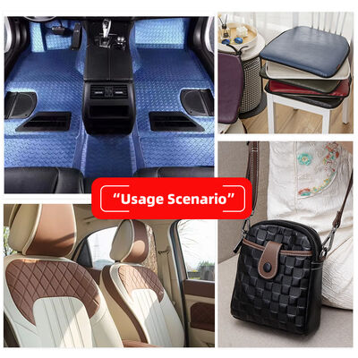 5mmポリウレタン 泡 クイルト PVC 刺身 合成革 カーシートカバー ソファー バッグ バッグ 彫刻