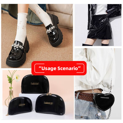 PVC Mirror Synthetic Faux Leather Material for Bag Sofa Shoes Placemat Furniture Car Seat Upholstery Decorative Car Chair Belt