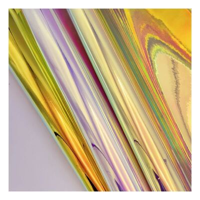 レインボーPUホログラフィックメタリックカラフルミラーレザー合成人工フェイクシューズケースハンドバッグノートブックレザーファブリック